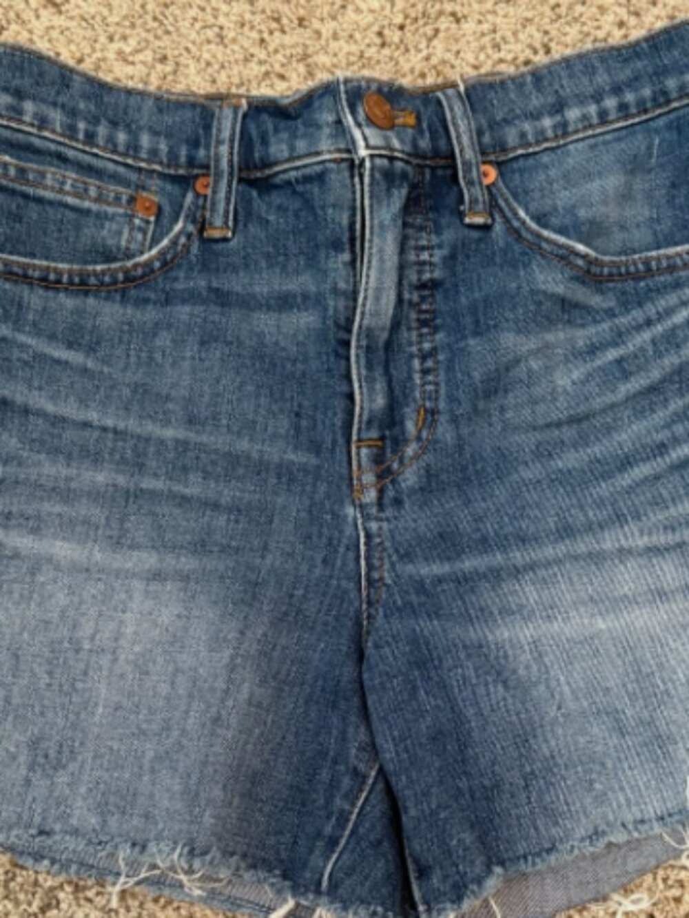 Share Madewell Denim Shorts Destroyed Hem - Size 25